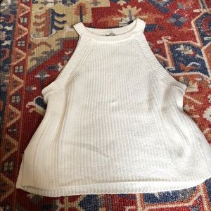 Madewell Valley Sweater Tank in White
